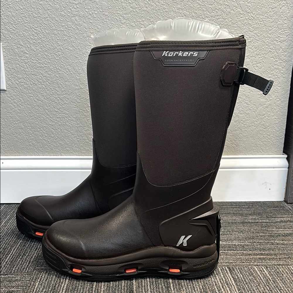Men's Korkers Neo Artic Rubber Boot w/All Terrain Soles (Size 13)